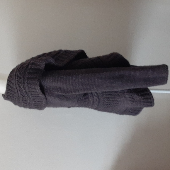 Anthropologie Elsamanda Women's Chunky Knit Purple Sweater Alpaca Wool Size M - Picture 5 of 10